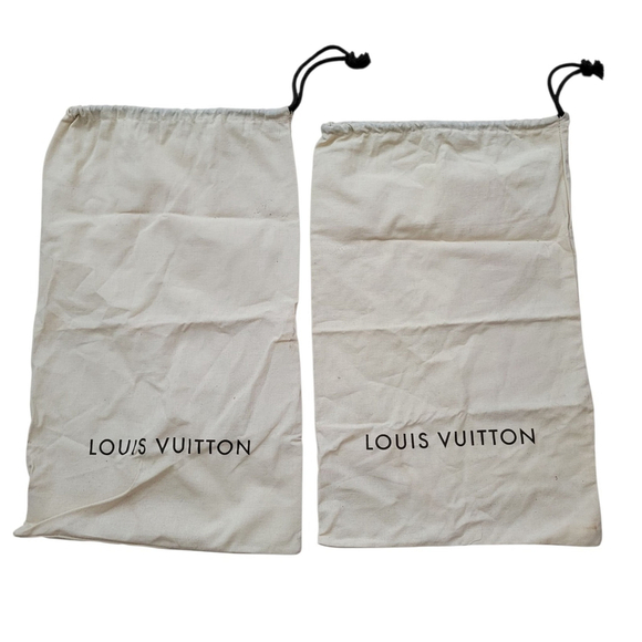 Louis Vuitton Lot Of 2 Dustbags Size 11" X 17" Authentic - Picture 1 of 3